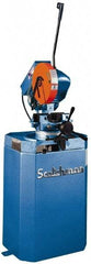 Scotchman - 1 Cutting Speed, 14" Blade Diam, Cold Saw - 1,500 & 3,000 RPM Blade Speed, Floor Machine, 3 Phase, Compatible with Non-Ferrous Material - Exact Tool & Supply