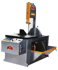 Roll-In Saw - 14 Inch Throat Capacity, Vertical Bandsaw - 70 to 400 SFPM, 2 HP, Three Phase - Exact Tool & Supply