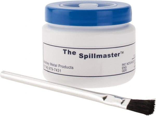 Made in USA - Spillproof Container - Polyethylene, Blue - Exact Tool & Supply