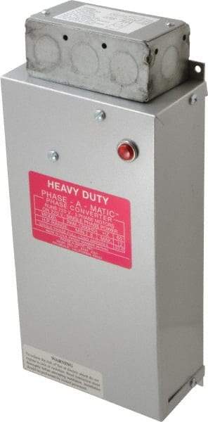 Made in USA - 8 to 12 hp Static Phase Converter - Exact Tool & Supply