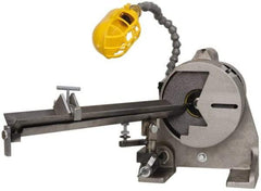 Made in USA - Drill Bit Sharpening Attachment - Compatible with Champ Drill Grinders, For Use On Spade Drill Bits - Exact Tool & Supply