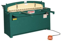 Made in USA - Floor Shears Power Type: Hydraulic Blade Length (Inch): 52 - Exact Tool & Supply
