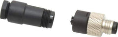 Brad Harrison - 4 Amp, Male Straight Field Attachable Connector Sensor and Receptacle - 60 VAC, 75 VDC, IP67 Ingress Rating - Exact Tool & Supply