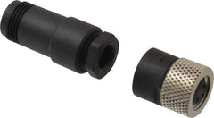 Brad Harrison - 4 Amp, Female Straight Field Attachable Connector Sensor and Receptacle - 60 VAC, 75 VDC, IP67 Ingress Rating - Exact Tool & Supply