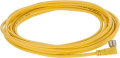 Brad Harrison - 3 Amp, M8 Female 90° to Pigtail Cordset Sensor and Receptacle - 60 VAC, 75 VDC, 5m Cable Length, IP67 Ingress Rating - Exact Tool & Supply