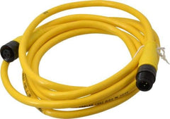 Brad Harrison - Female to Male Cordset Sensor and Receptacle - 250 VAC/VDC, 6 Ft. Long Cable, IP68 Ingress Rating - Exact Tool & Supply