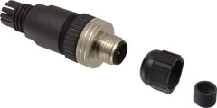 Brad Harrison - 4 Amp, Male Straight Field Attachable Connector Sensor and Receptacle - 30 VAC, 36 VDC, IP67 Ingress Rating - Exact Tool & Supply