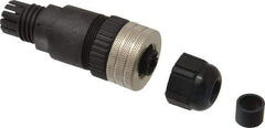 Brad Harrison - 4 Amp, Female Straight Field Attachable Connector Sensor and Receptacle - 30 VAC, 36 VDC, IP67 Ingress Rating - Exact Tool & Supply