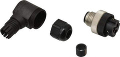 Brad Harrison - 4 Amp, Male 90° Field Attachable Connector Sensor and Receptacle - 250 VAC, 300 VDC, IP67 Ingress Rating - Exact Tool & Supply