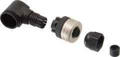 Brad Harrison - 4 Amp, Female 90° to Male 90° Field Attachable Connector Sensor and Receptacle - 250 VAC, 300 VDC, IP67 Ingress Rating - Exact Tool & Supply