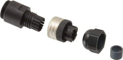 Brad Harrison - 4 Amp, Female Straight Field Attachable Connector Sensor and Receptacle - 250 VAC, 300 VDC, IP67 Ingress Rating - Exact Tool & Supply