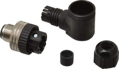 Brad Harrison - 4 Amp, Male 90° Field Attachable Connector Sensor and Receptacle - 250 VAC, 300 VDC, IP67 Ingress Rating - Exact Tool & Supply