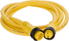 Brad Harrison - 13 Amp, Female Straight, Male Straight Cordset Sensor and Receptacle - 600 Volt, 1.83m Cable Length, IP67 Ingress Rating - Exact Tool & Supply