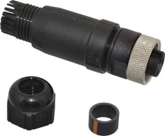 Brad Harrison - 13 Amp, Female Straight Field Attachable Connector Sensor and Receptacle - 600 VAC/VDC, IP67 Ingress Rating - Exact Tool & Supply