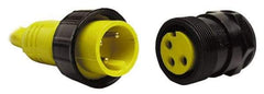 Brad Harrison - 25 Amp, Male Cordset Sensor and Receptacle - IP68 Ingress Rating - Exact Tool & Supply