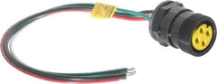 Brad Harrison - 15 Amp, Female Straight Receptacle - IP68 Ingress Rating - Exact Tool & Supply