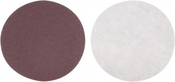 3M - 5" Diam, 100 Grit Aluminum Oxide Adhesive PSA Disc - Fine Grade, Maroon, J Weighted Backing, Flexible, Use with Random Orbital Sanders - Exact Tool & Supply
