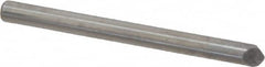 Accupro - 1/8" Diam 2 Flute Single End Solid Carbide Chamfer Mill - Exact Tool & Supply