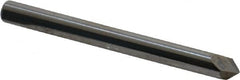 Accupro - 3/16" Diam 2 Flute Single End Solid Carbide Chamfer Mill - Exact Tool & Supply