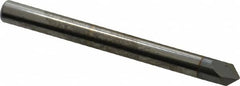 Accupro - 3/16" Diam 2 Flute Single End Solid Carbide Chamfer Mill - Exact Tool & Supply