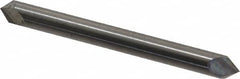 Accupro - 3/16" Diam 2 Flute Double End Solid Carbide Chamfer Mill - Exact Tool & Supply