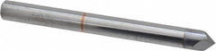 Accupro - 3/16" Diam 2 Flute Single End Solid Carbide Chamfer Mill - Exact Tool & Supply