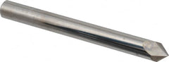 Accupro - 1/4" Diam 2 Flute Single End Solid Carbide Chamfer Mill - Exact Tool & Supply