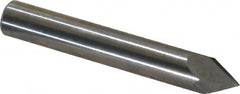 Accupro - 3/8" Diam 2 Flute Single End Solid Carbide Chamfer Mill - Exact Tool & Supply