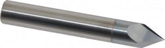 Accupro - 3/8" Diam 2 Flute Single End Solid Carbide Chamfer Mill - Exact Tool & Supply