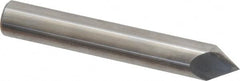 Accupro - 3/8" Diam 2 Flute Single End Solid Carbide Chamfer Mill - Exact Tool & Supply