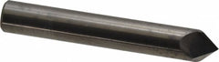 Accupro - 3/8" Diam 2 Flute Single End Solid Carbide Chamfer Mill - Exact Tool & Supply
