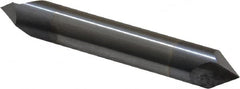 Accupro - 3/8" Diam 2 Flute Double End Solid Carbide Chamfer Mill - Exact Tool & Supply