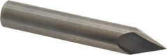 Accupro - 1/2" Diam 2 Flute Single End Solid Carbide Chamfer Mill - Exact Tool & Supply