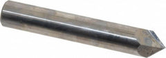 Accupro - 1/2" Diam 2 Flute Single End Solid Carbide Chamfer Mill - Exact Tool & Supply