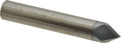 Accupro - 1/2" Diam 2 Flute Single End Solid Carbide Chamfer Mill - Exact Tool & Supply