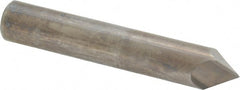 Accupro - 1/2" Diam 2 Flute Single End Solid Carbide Chamfer Mill - Exact Tool & Supply