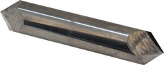 Accupro - 3/4" Diam 2 Flute Double End Solid Carbide Chamfer Mill - Exact Tool & Supply