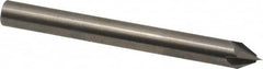 Accupro - 1/4" Diam 4 Flute Single End Solid Carbide Chamfer Mill - Exact Tool & Supply