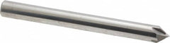 Accupro - 1/4" Diam 4 Flute Single End Solid Carbide Chamfer Mill - Exact Tool & Supply