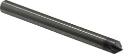 Accupro - 1/4" Diam 4 Flute Single End Solid Carbide Chamfer Mill - Exact Tool & Supply