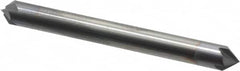 Accupro - 1/4" Diam 4 Flute Double End Solid Carbide Chamfer Mill - Exact Tool & Supply