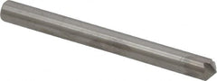 Accupro - 1/4" Diam 4 Flute Single End Solid Carbide Chamfer Mill - Exact Tool & Supply