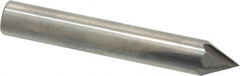 Accupro - 3/8" Diam 4 Flute Single End Solid Carbide Chamfer Mill - Exact Tool & Supply