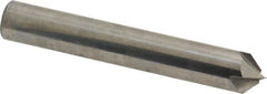 Accupro - 3/8" Diam 4 Flute Single End Solid Carbide Chamfer Mill - Exact Tool & Supply
