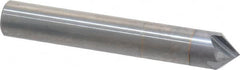 Accupro - 3/8" Diam 4 Flute Single End Solid Carbide Chamfer Mill - Exact Tool & Supply