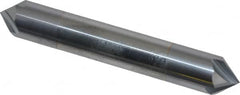 Accupro - 3/8" Diam 4 Flute Double End Solid Carbide Chamfer Mill - Exact Tool & Supply
