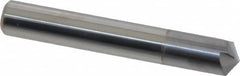 Accupro - 3/8" Diam 4 Flute Single End Solid Carbide Chamfer Mill - Exact Tool & Supply