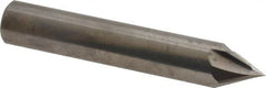 Accupro - 1/2" Diam 4 Flute Single End Solid Carbide Chamfer Mill - Exact Tool & Supply