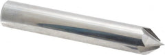 Accupro - 1/2" Diam 4 Flute Single End Solid Carbide Chamfer Mill - Exact Tool & Supply