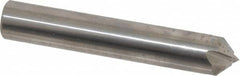 Accupro - 1/2" Diam 4 Flute Single End Solid Carbide Chamfer Mill - Exact Tool & Supply